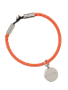 Marc O´Polo Leder-Armband mit Anhänger in Orange