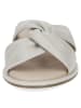 Caprice Leren slippers "Monaco" wit