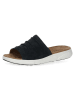 Caprice Leren slippers "Scarlet" zwart