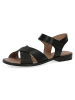 Caprice Leren sandalen "Monaco" zwart
