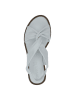 Caprice Skórzane sandały "Valentina" w kolorze białym