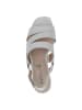 Caprice Leder-Sandaletten " Sydney" in Weiß