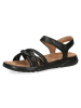Caprice Leren sandalen "Scarlet" zwart