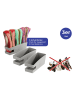 Wenko 3er-Set: Schuhhalter in Grau - (B)9 x (H)9,5 x (T)26,5 cm