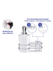 Wenko 2-delig set: afwasmiddeldispenser met spons - 400 ml