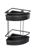 Wenko Eckregal "Molinella" in Schwarz - (B)30 x (H)35 x (T)21,5 cm