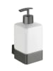 Wenko Zeepdispenser "Montell" wit/antraciet - (H)17 cm