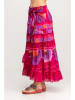Peace & Love Spódnica w kolorze różowo-fioletowym