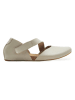 Comfortfusse Leder-Ballerinas in Beige
