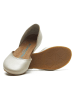 Comfortfusse Leder-Ballerinas in Beige