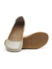 Comfortfusse Leren ballerina's beige