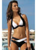 Angelsin Bikini-Hose in Schwarz/ Weiß