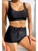 Angelsin Biustonosz bikini w kolorze czarnym
