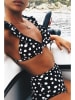 Angelsin Bikini in Schwarz/ Weiß