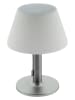 Garden Hero LED-Solar-Tischleuchte in Weiß/ Silber - (H)28 x Ø 20 cm