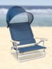 Nature Fellow Strandklappstuhl in Blau - (B)78 x (H)77 x (T)64,5 cm