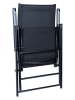 Nature Fellow Tuinklapstoel antraciet - (B)68 x (H)106 cm