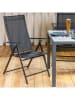 Nature Fellow Tuinklapstoel antraciet - (B)68 x (H)106 cm