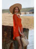Milan Kiss Sukienka plażowa w kolorze pomarańczowym