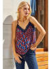 Milan Kiss Top w kolorze granatowo-bordowym