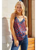 Milan Kiss Top w kolorze granatowo-bordowym