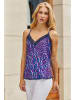 Milan Kiss Top paars/blauw