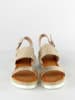 Sixth Sens Sleehaksandalen goudkleurig/beige