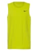 Nike Top sportowy w kolorze żółtym