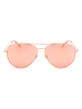 Levi´s Okulary przeciwsłoneczne unisex w kolorze złoto-jasnoróżowym