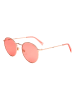 Levi´s Okulary przeciwsłoneczne unisex w kolorze złoto-jasnoróżowym