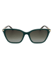 Levi's Damen-Sonnenbrille in Dunkelgrün-Gold/ Schwarz
