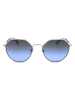 Levi´s Okulary przeciwsłoneczne unisex w kolorze srebrno-niebieskim