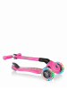 GLOBBER Scooter "Primo Foldable Fantasy Lights" in Pink - ab 4 Jahren