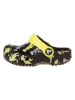 Crocs Chodaki "Easy Icon" w kolorze czarno-żółtym