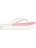 Calvin Klein Teenslippers wit/lichtroze