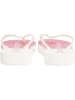 Calvin Klein Teenslippers wit/lichtroze