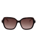 Karen Millen Damskie okulary przeciwsłoneczne w kolorze brązowo-beżowym