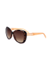 Karen Millen Damskie okulary przeciwsłoneczne w kolorze złoto-brązowym