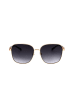 Karen Millen Damen-Sonnenbrille in Schwarz/ Gold