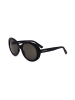 Karen Millen Damen-Sonnenbrille in Schwarz