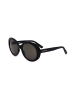 Karen Millen Damskie okulary przeciwsłoneczne w kolorze czarnym