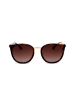 Ted Baker Damskie okulary przeciwsłoneczne w kolorze złoto-brązowym