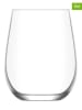 Hermia 6-delige set: glazen transparant - 360 ml