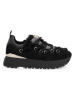 Liu Jo Skórzane sneakersy w kolorze czarnym