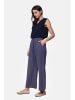 Le Jardin du Lin Leinen-Hose in Blau