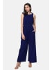 Le Jardin du Lin Linnen jumpsuit donkerblauw