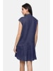 Le Jardin du Lin Leinen-Kleid in Dunkelblau