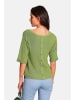 ASSUILI Sweter w kolorze zielonym