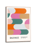 Orangewallz Gerahmter Kunstdruck "Bauhaus Exhibition" - (B)50 x (H)70 cm