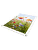 Orangewallz Leinwanddruck "Poppy Summer Field" - (B)50 x (H)70 cm